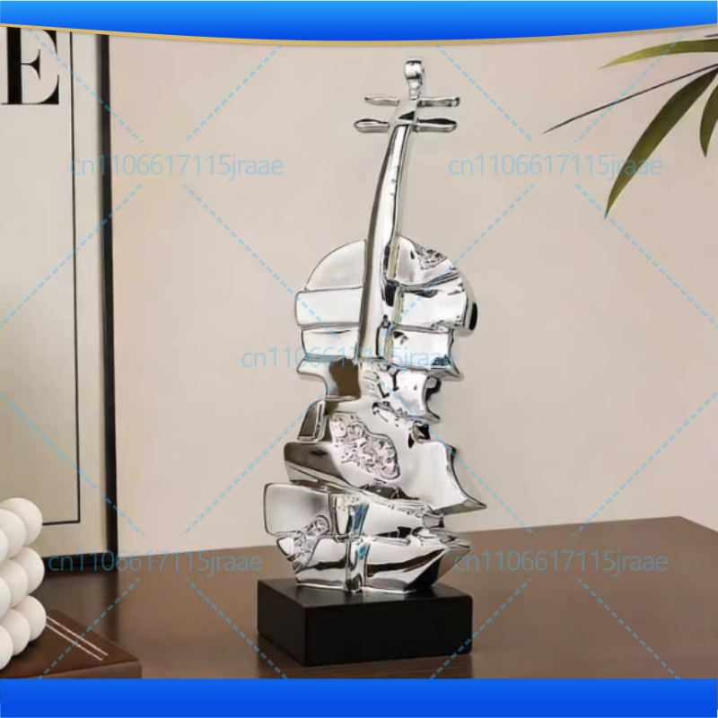 Musical Instrument Fagot - Kreative Goldene Geigen-Skulptur Kunstwerk Schreibtisch-Dekoration Ornamente