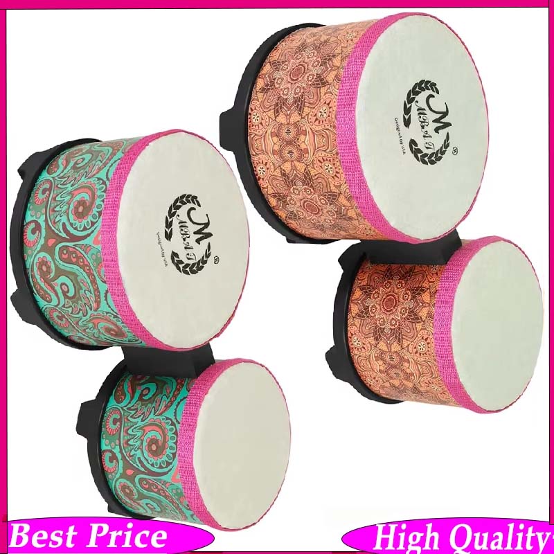 Bongo Drum Set - Tragbares 5+6 Zoll Bongos-Set Verbundene Bongo-Trommel