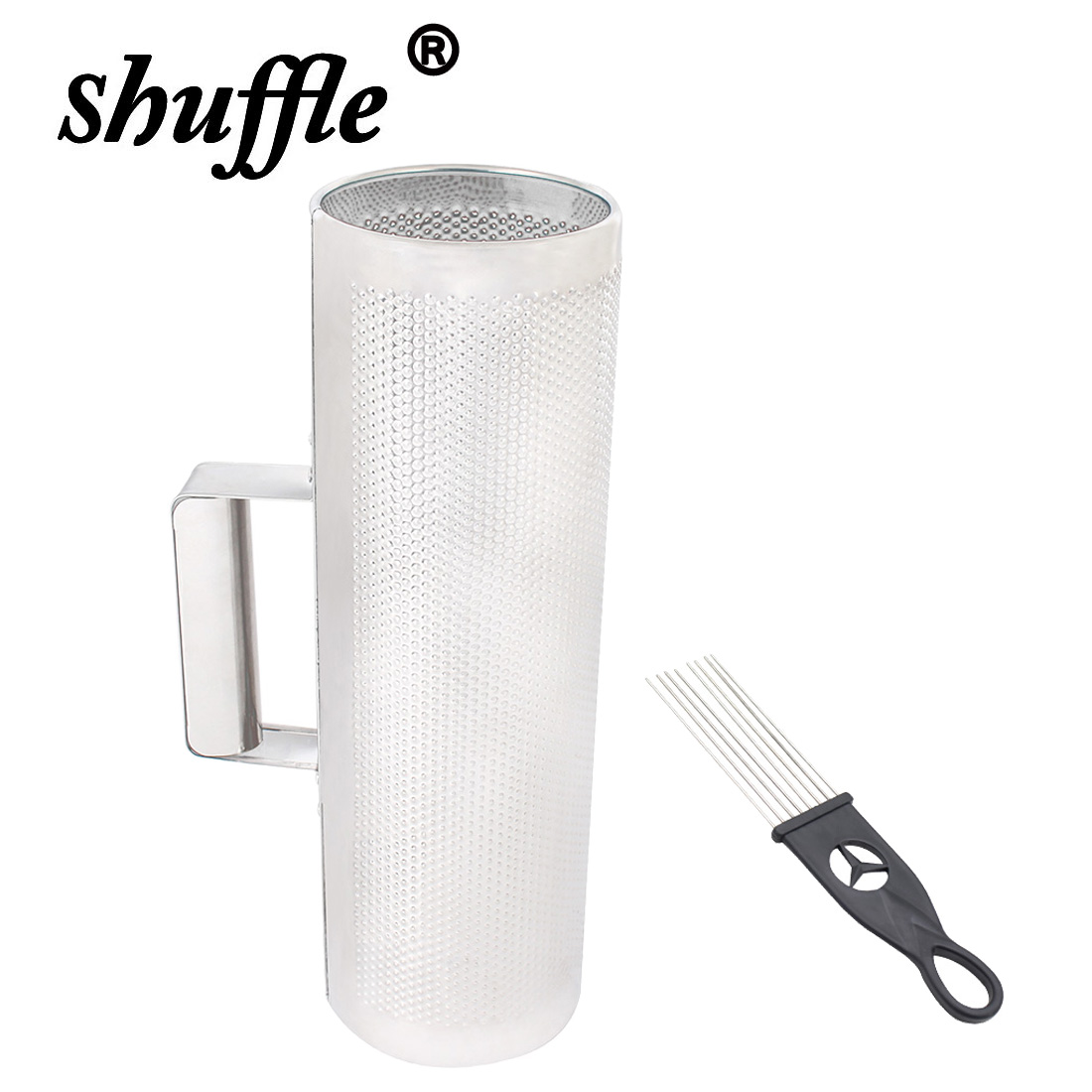 Guiro Scraper Instrument - Schaben Rohr Edelstahl Guiro Mit Schaber