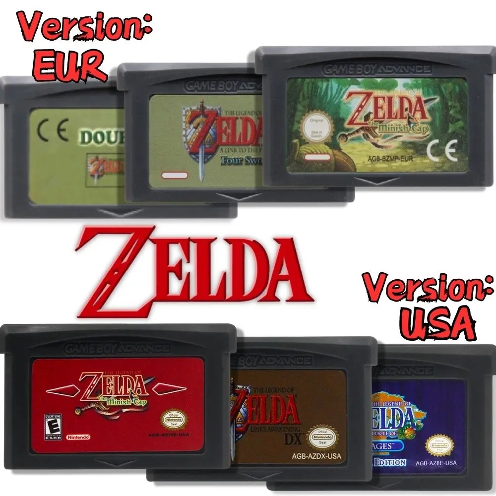 Musical Instrument Zelda - GBA-Spielkassette 32-Bit-Videospielkonsole The Legend Of Zelda