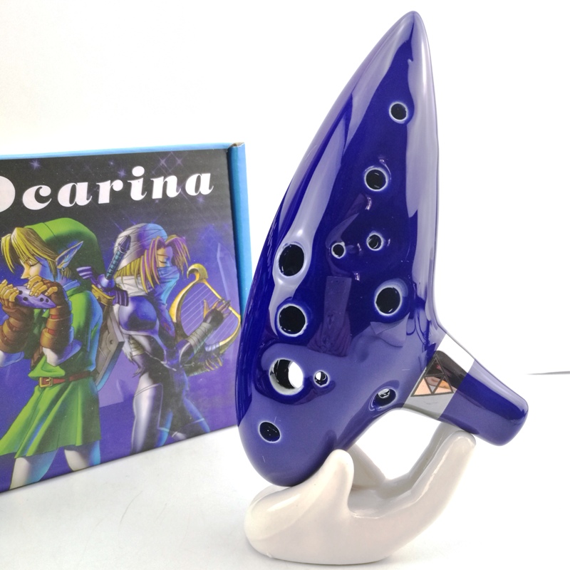 Musical Instrument Zelda - Anime Zelda Ocarina Keramik 12-Loch Keramik