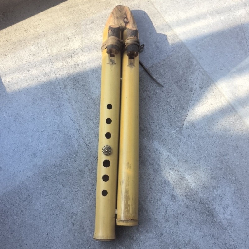 Musical Instrument Indian - GA-Schlüssel Doppelrohrflöte Handgefertigte Indische Doppelrohrflöten aus