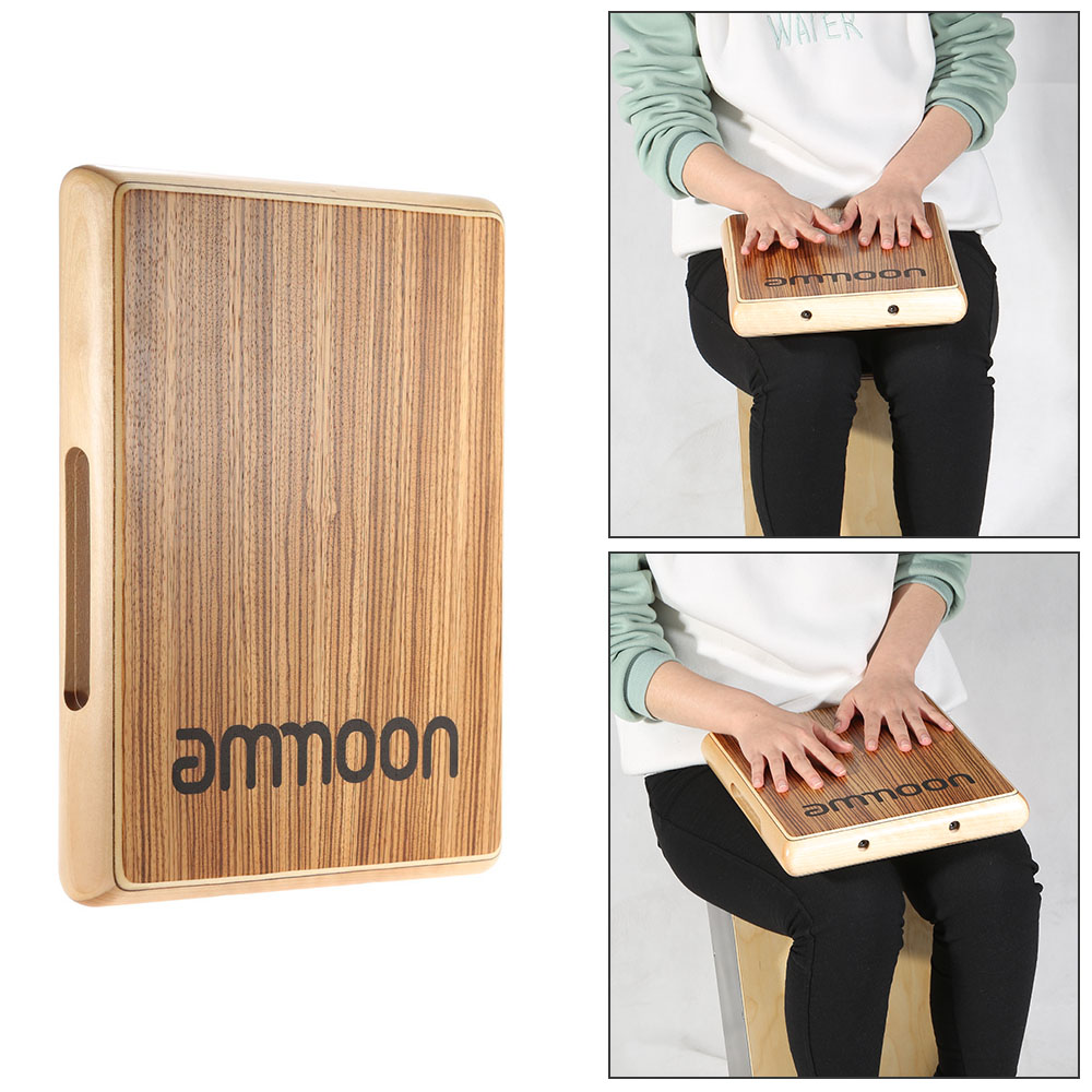 Cajon Musical Instrument - Kompakte Travel Cajon Flat Hand Drum