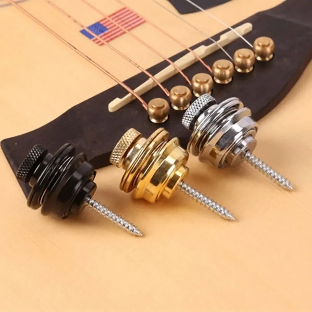 Musical Instrument Fagot - 1 Stück Metall-Gitarrengurt-Verriegelungsknopf – Sicherheits-Straplock für