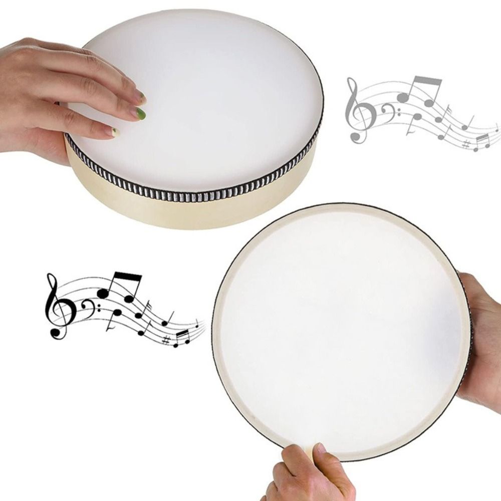 Djembe Hand Drum - Spielzeug-Handtrommel aus Holz, 4/6/8/10 Zoll, sicheres