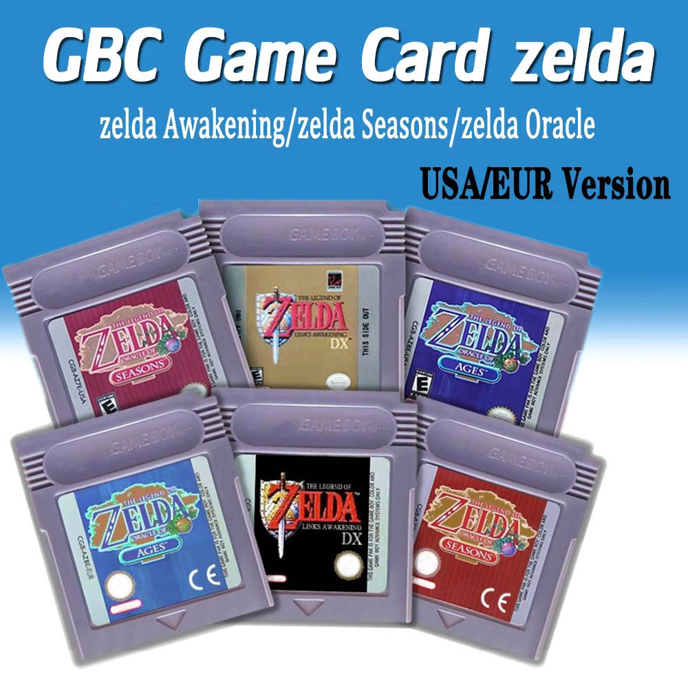 Musical Instrument Zelda - GBC-Spielkarte The Legend of Zelda 16-Bit-Videospielkassette
