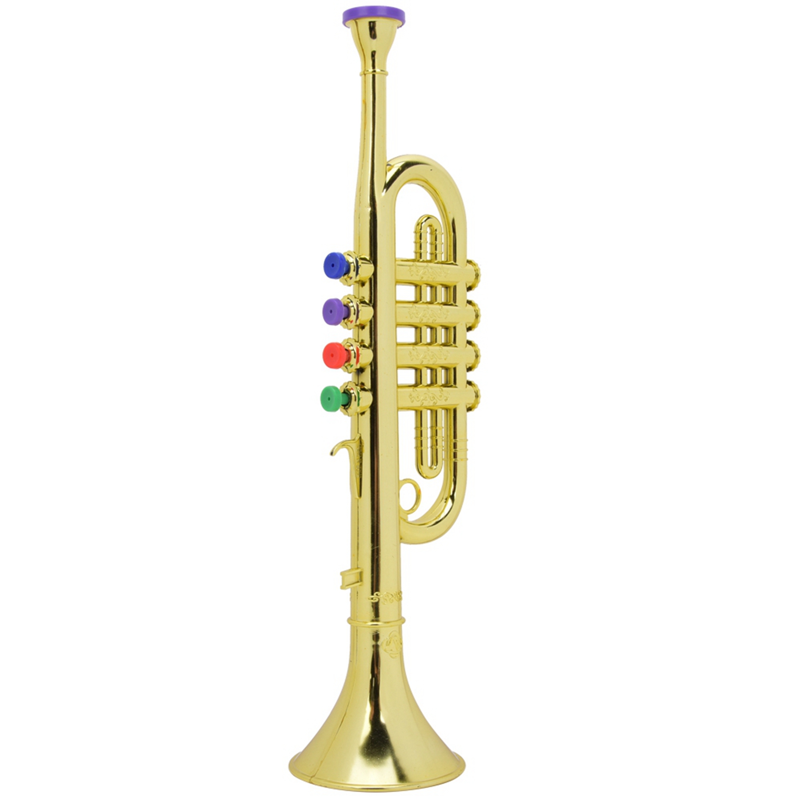 Musical Instrument Fagot - Kindertrompete, goldbeschichtetes Kunststoff-Musikspielzeug für Kinder im