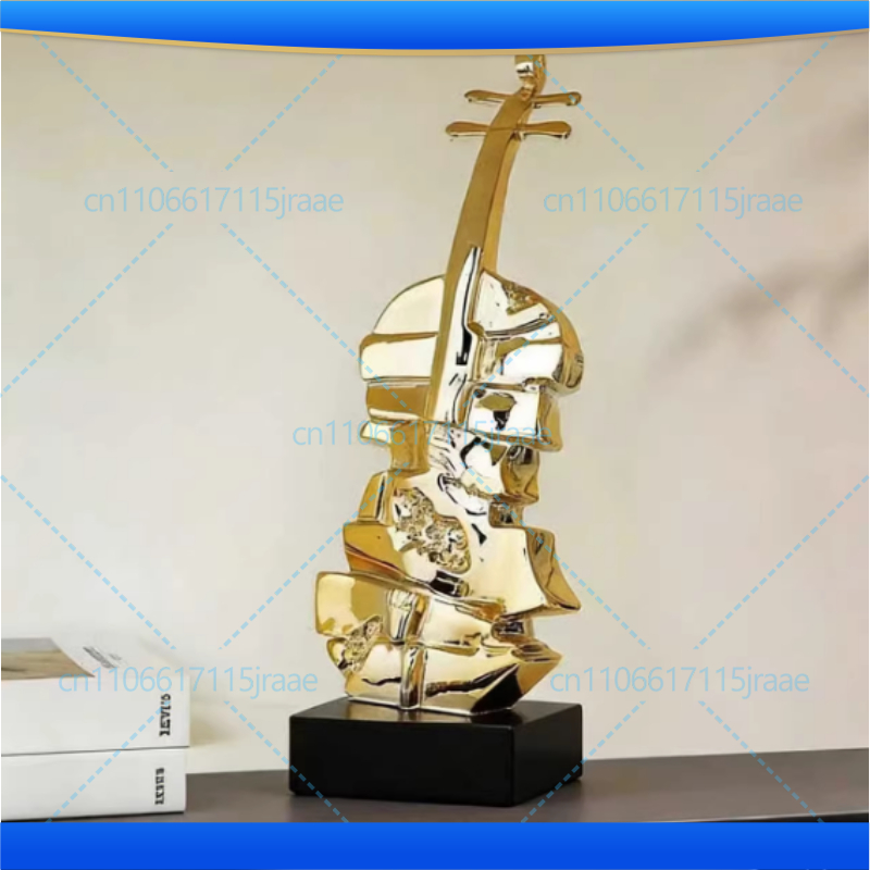 Kreative Goldene Geigen-Skulpt – Musical Instrument Fagot Bewertung und Preis