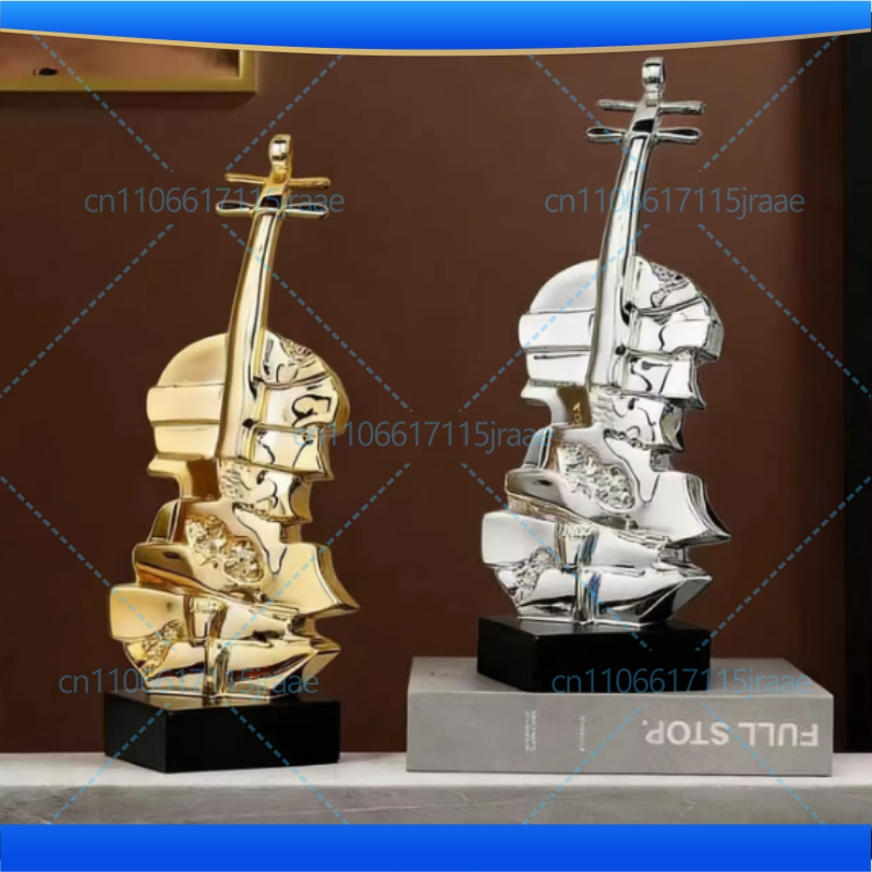 Kreative Goldene Geigen-Skulpt – Musical Instrument Fagot Bewertung und Preis