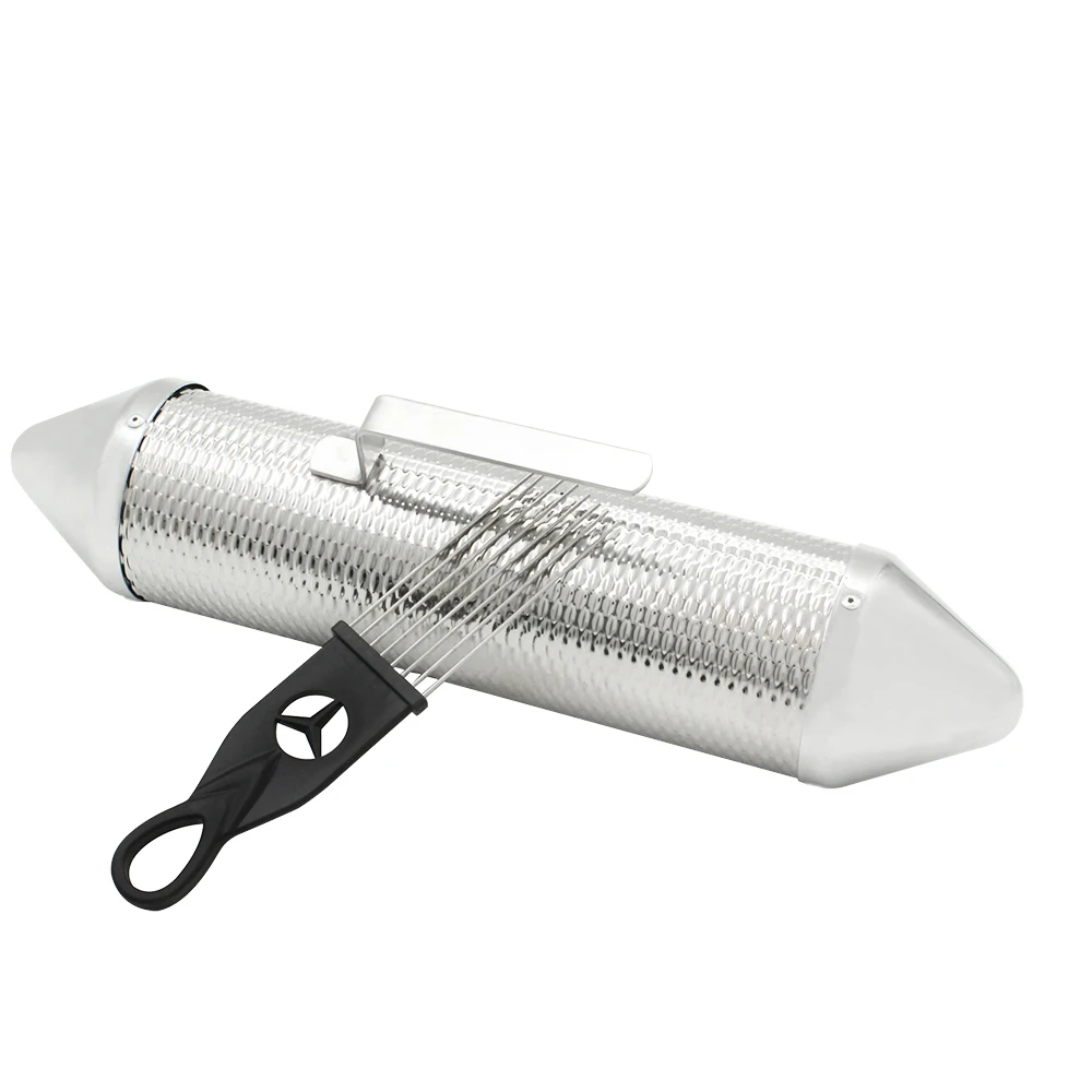 Schaber Fass Silber Metall Gui – Guiro Scraper Instrument Bewertung und Preis