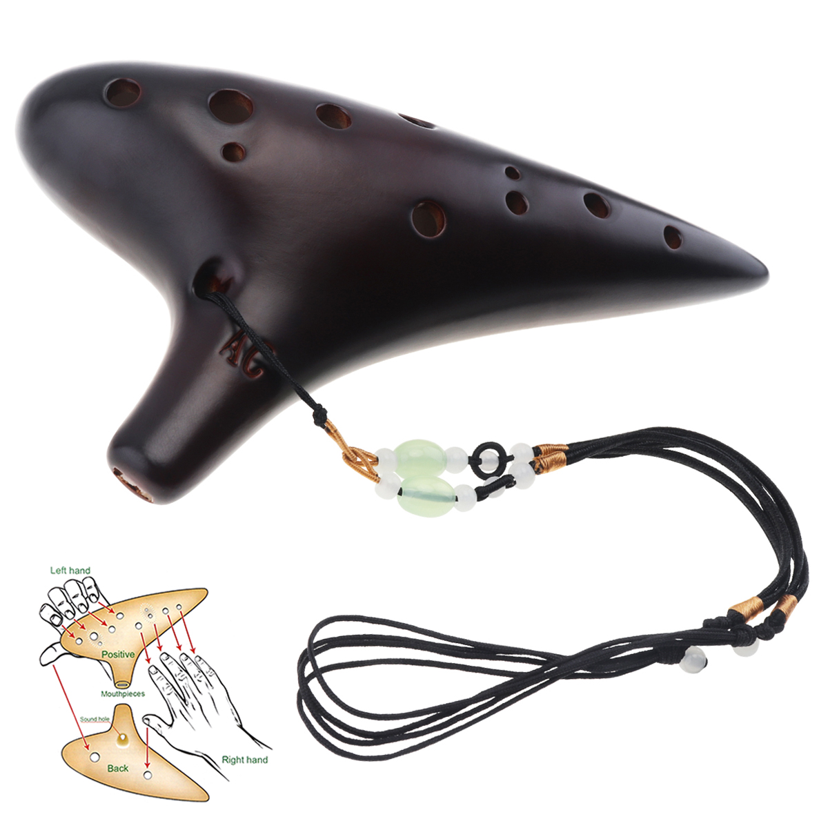 12-Loch-Ocarina Zelda Alto Ton – Musical Instrument Zelda Bewertung und Preis