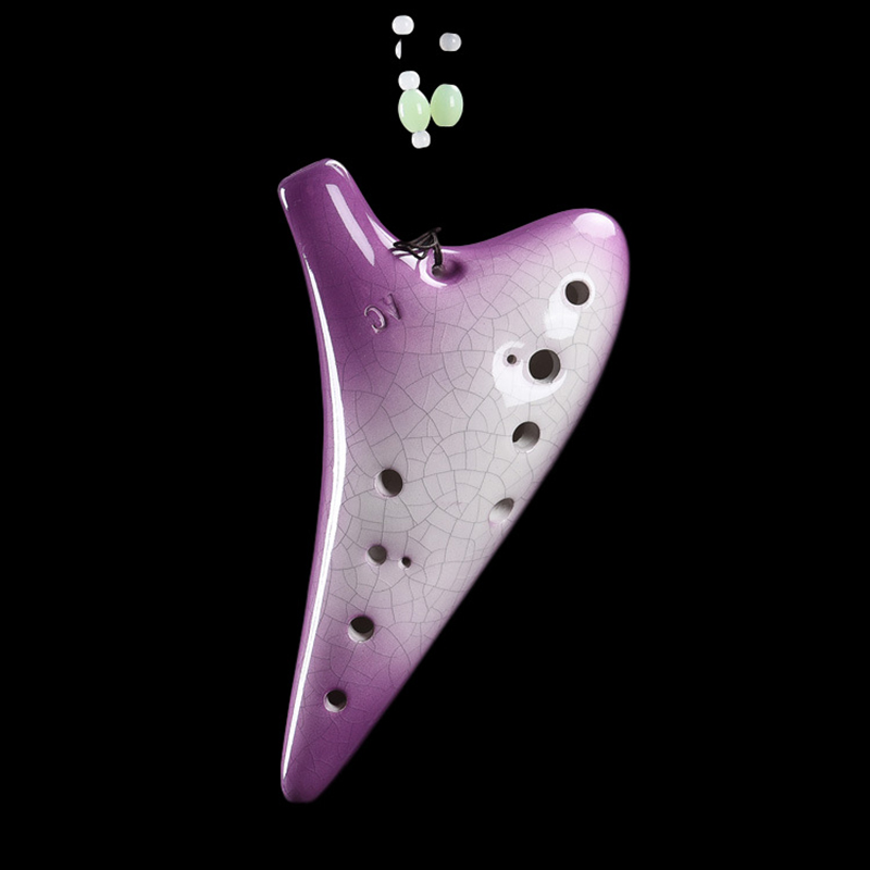 Lila Keramik Ocarina 12 Löcher – Musical Instrument Zelda Bewertung und Preis