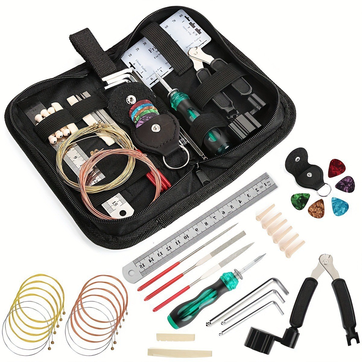 1 Satz Gitarren-Reparaturwerkz – Musical Instrument Repair Bewertung und Preis