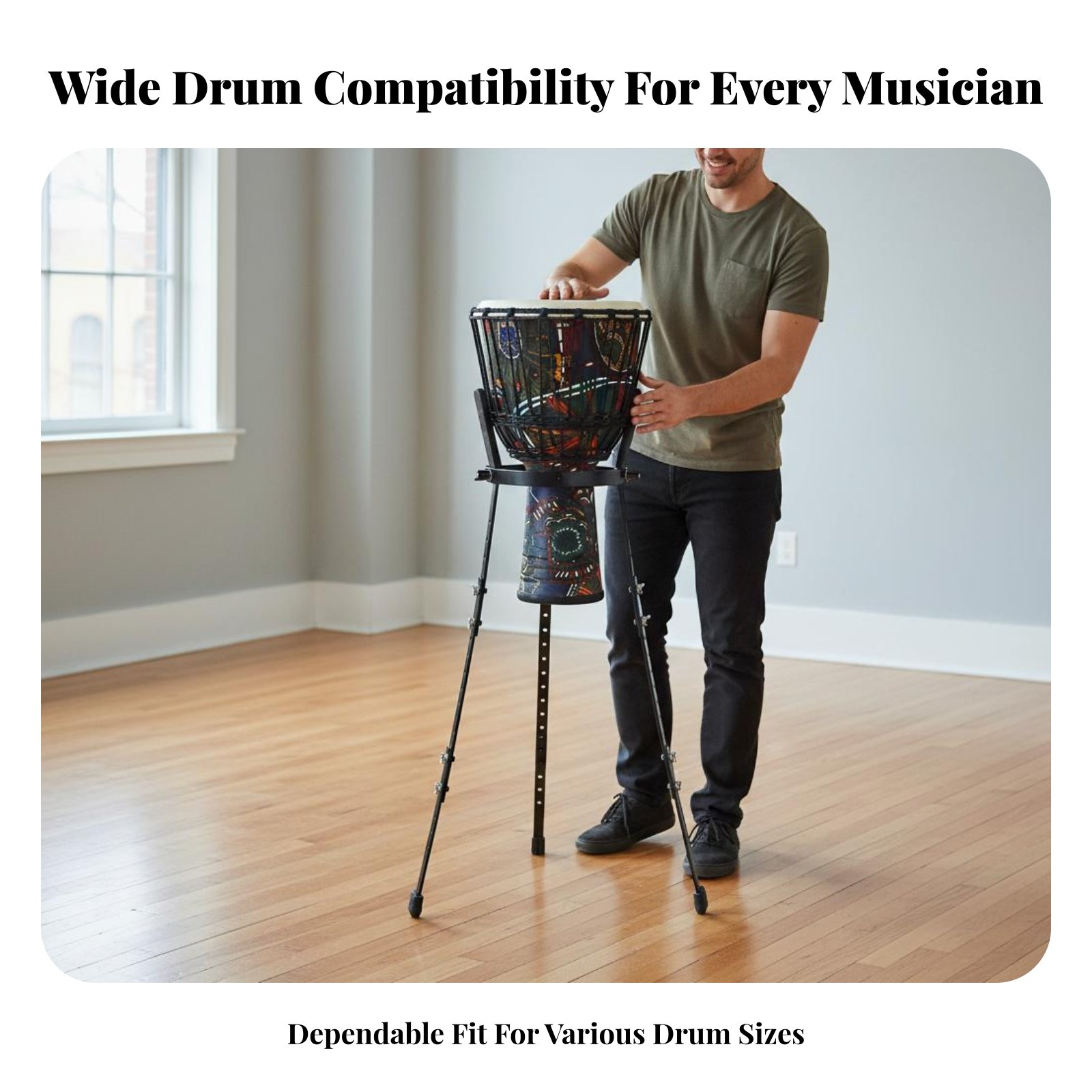 Djembe-Ständer Universell Pass – Djembe Hand Drum Bewertung und Preis