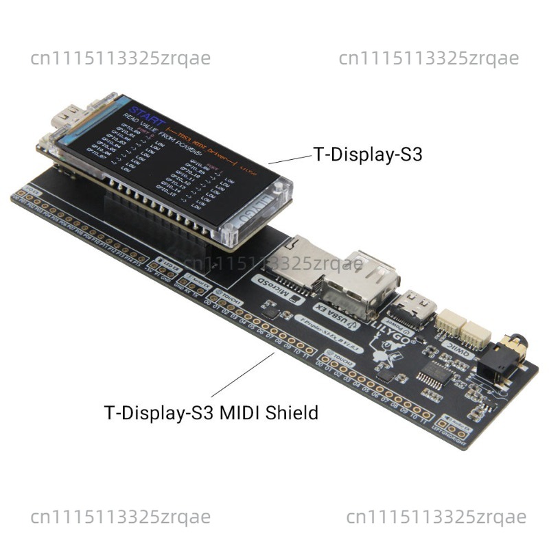 T-Display-S3 MIDI Shield Entwi – Musical Instrument Digital Interface Bewertung und Preis