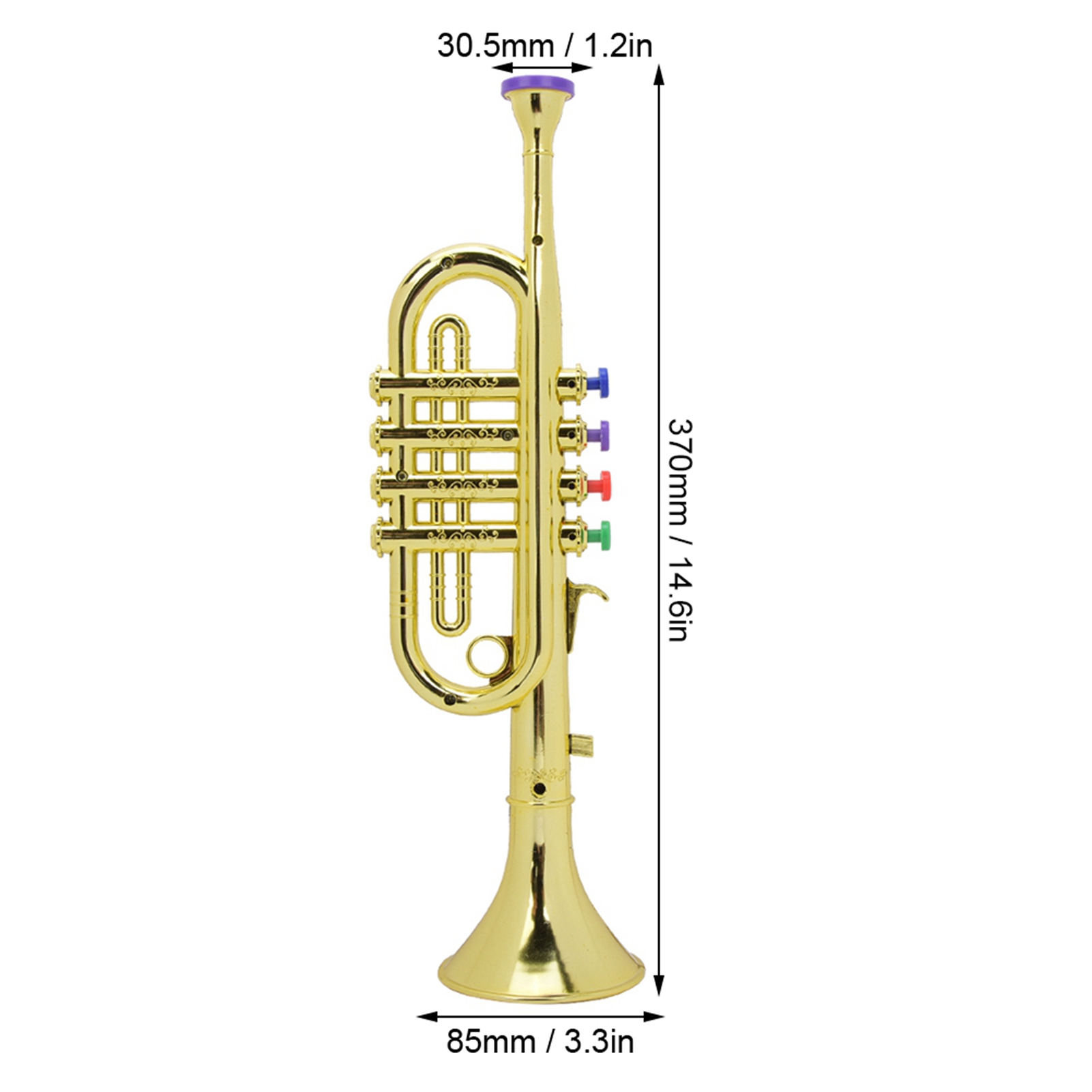 Kindertrompete, goldbeschichte – Musical Instrument Fagot Bewertung und Preis