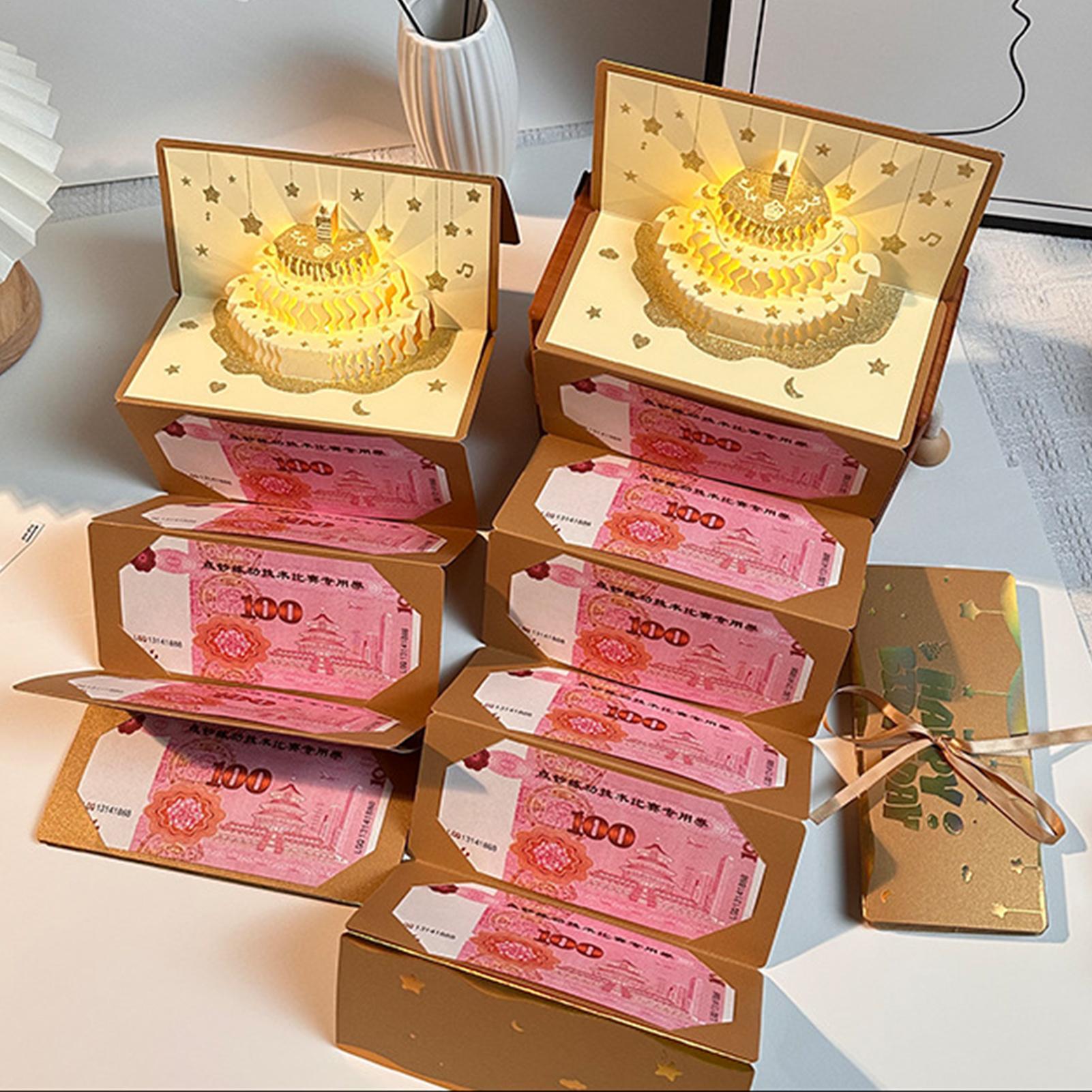 3D-Kuchen-Geburtstags-Geldumsc – Cajon Musical Instrument Bewertung und Preis