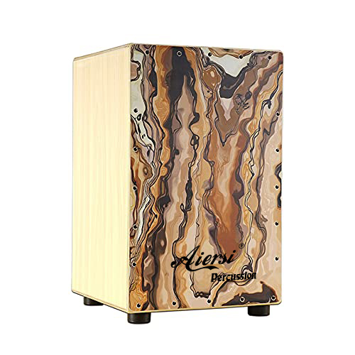 Farbige Holz-Hand-Cajon-Box-Tr – Cajon Musical Instrument Bewertung und Preis