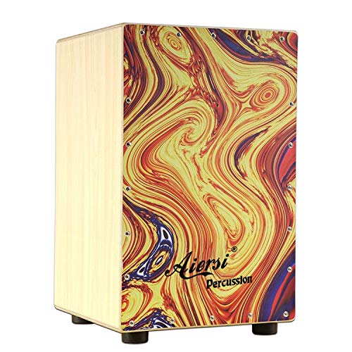 Farbige Holz-Hand-Cajon-Box-Tr – Cajon Musical Instrument Bewertung und Preis